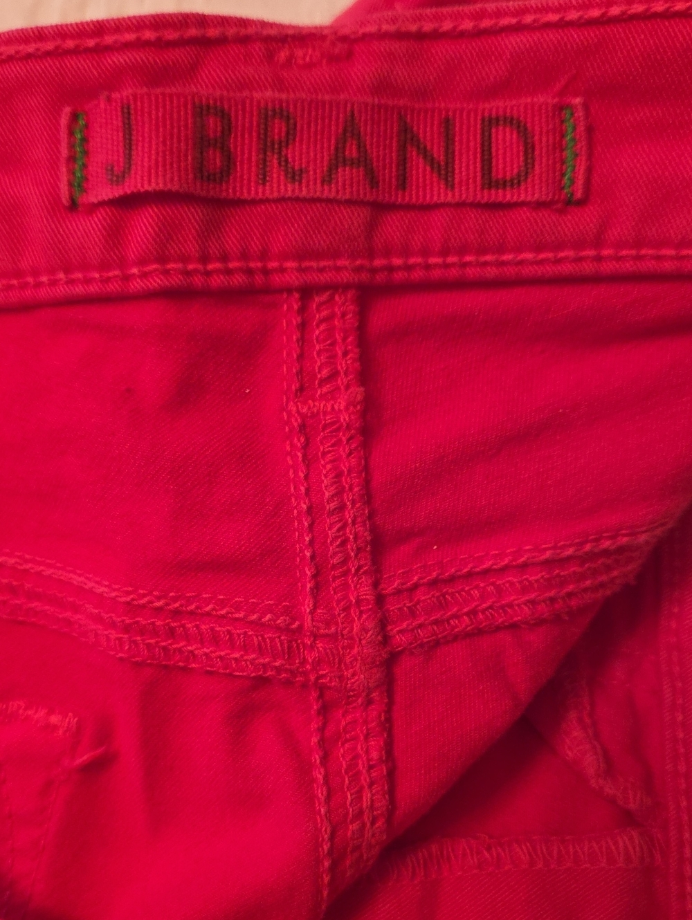 J Brand Skinny Hot Brt Red Jeans 28